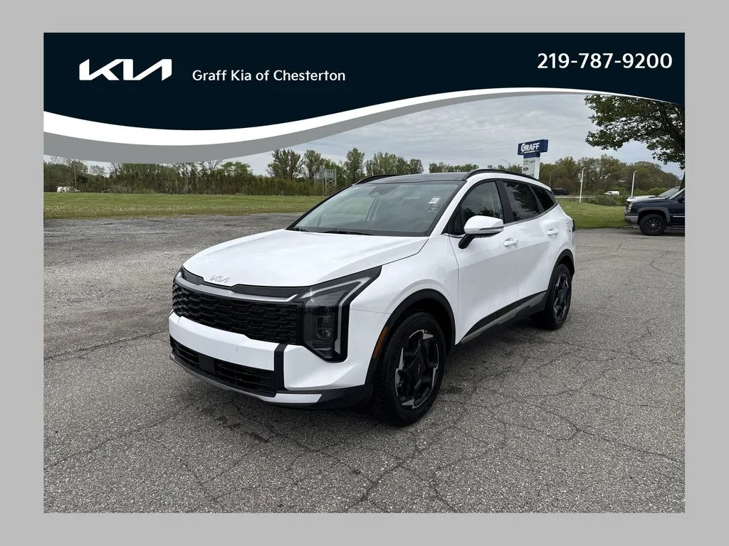 White 2026 Kia Sportage EX for sale in Burns Harbor, IN