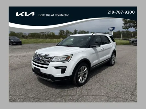 White 2018 Ford Explorer XLT for sale in Burns Harbor, IN