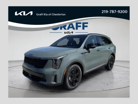 Green 2026 Kia Sorento Hybrid X-Line SX Prestige for sale in Burns Harbor, IN