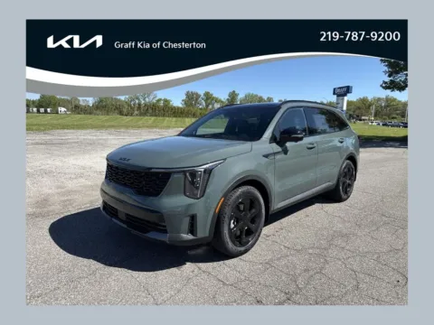 Green 2026 Kia Sorento Hybrid X-Line SX Prestige for sale in Burns Harbor, IN