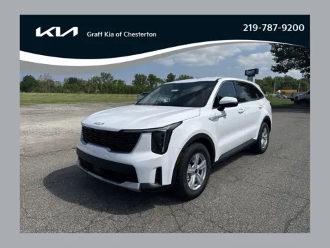 White 2026 Kia Sorento LX for sale in Burns Harbor, IN
