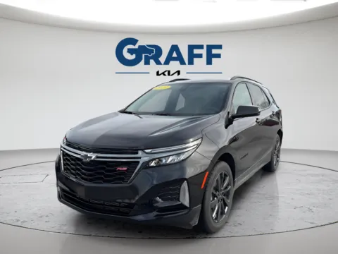 Black 2023 Chevrolet Equinox RS for sale in Burns Harbor, IN