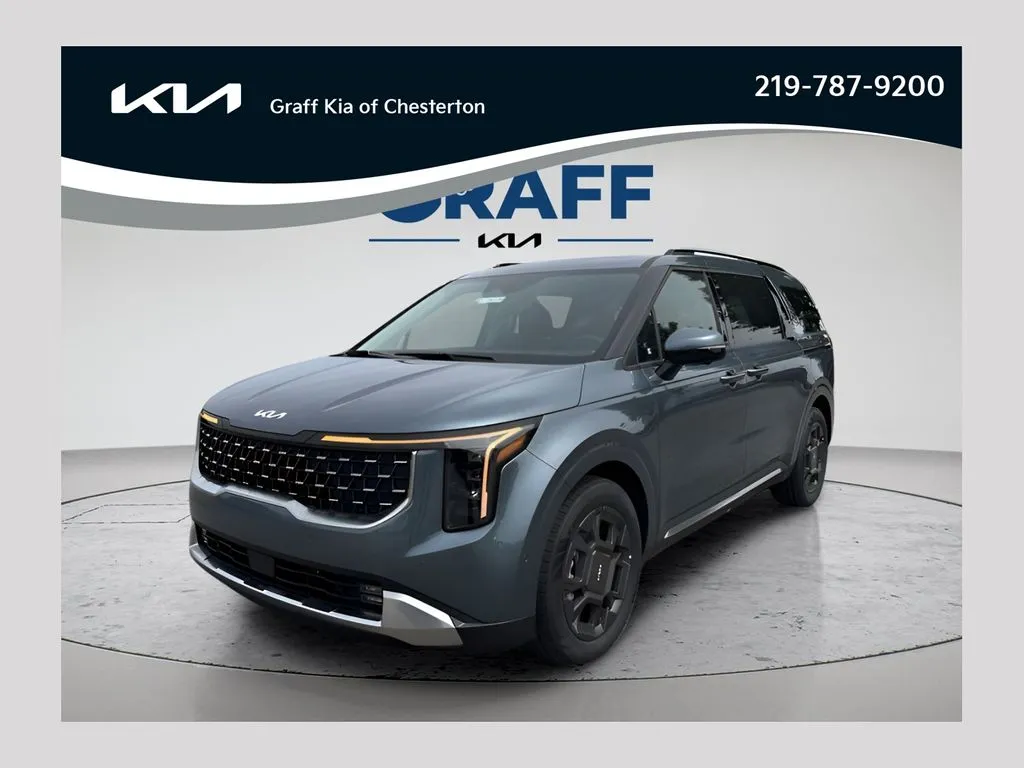 Blue 2026 Kia Carnival Hybrid SX for sale in Burns Harbor, IN