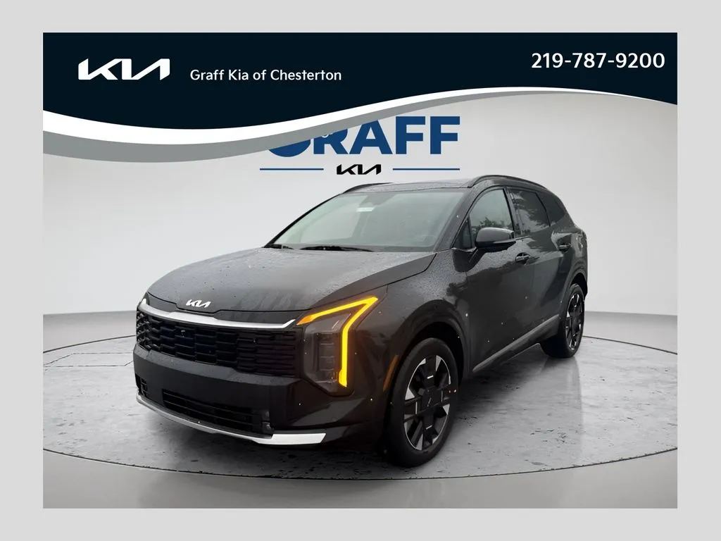 Black 2026 Kia Sportage Hybrid SX-Prestige for sale in Burns Harbor, IN
