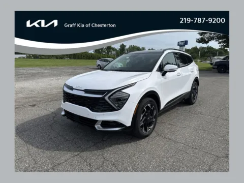 White 2024 Kia Sportage SX-Prestige for sale in Burns Harbor, IN