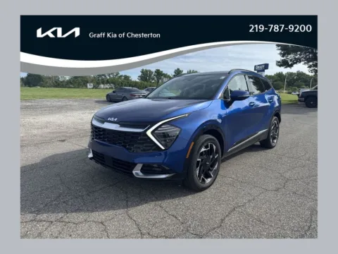 Blue 2023 Kia Sportage SX-Prestige for sale in Burns Harbor, IN