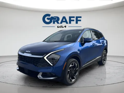 Blue 2023 Kia Sportage SX-Prestige for sale in Burns Harbor, IN