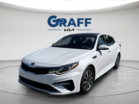 White 2020 Kia Optima EX Premium for sale in Burns Harbor, IN