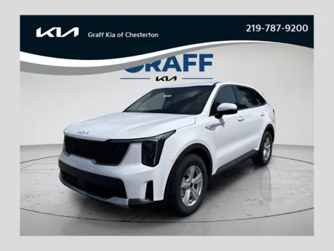 White 2026 Kia Sorento LX for sale in Burns Harbor, IN