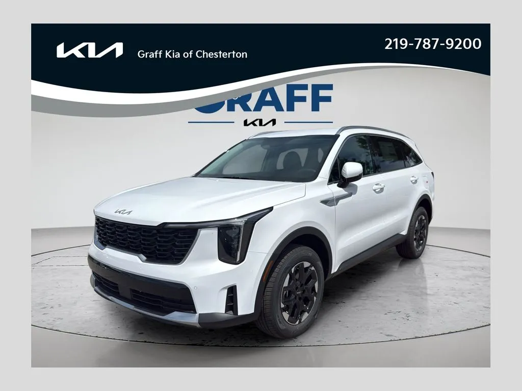 White 2026 Kia Sorento S for sale in Burns Harbor, IN