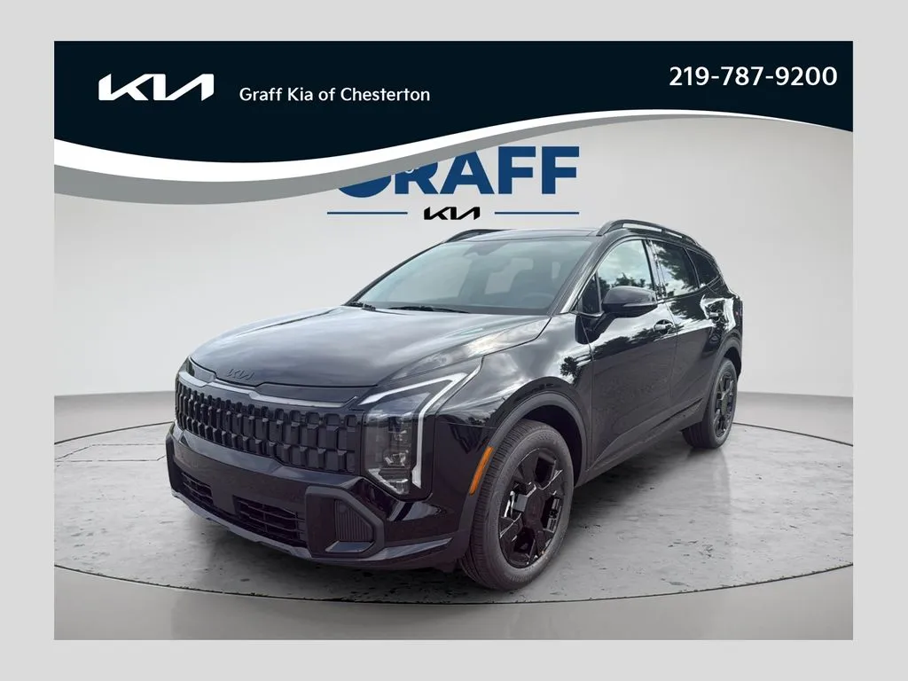 Black 2026 Kia Sportage X-Line for sale in Burns Harbor, IN