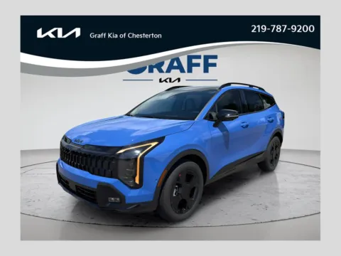 Blue 2026 Kia Sportage X-Line for sale in Burns Harbor, IN
