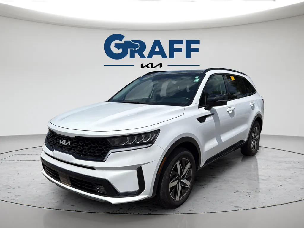 White 2023 Kia Sorento EX for sale in Burns Harbor, IN