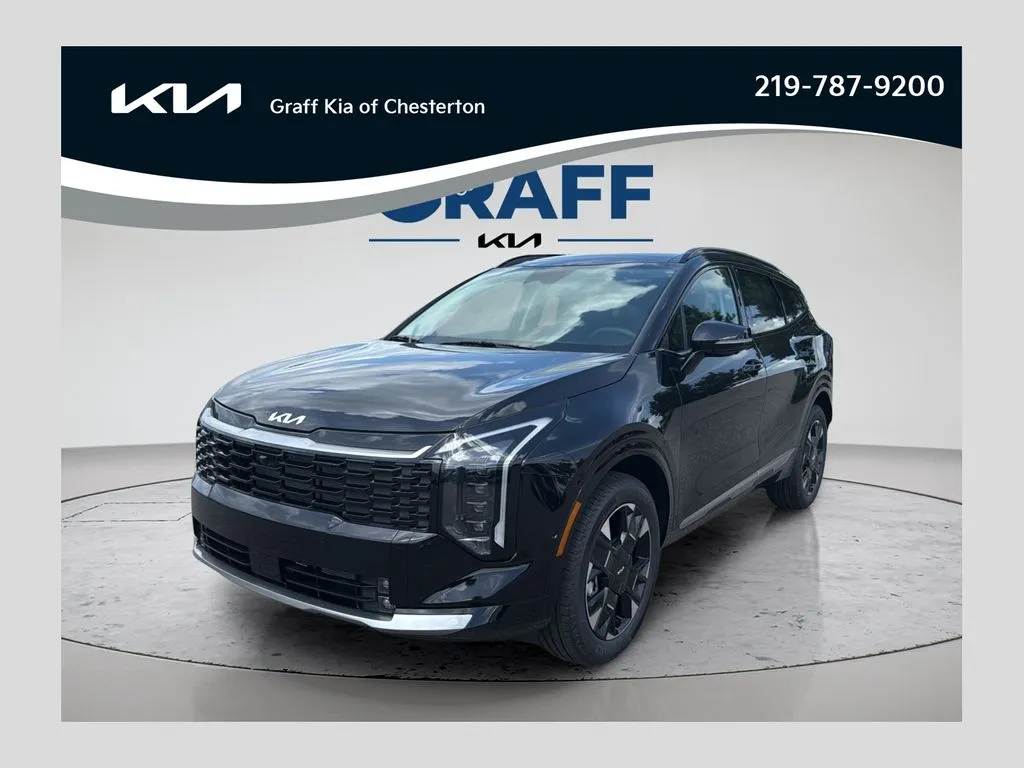 Black 2026 Kia Sportage SX-Prestige for sale in Burns Harbor, IN