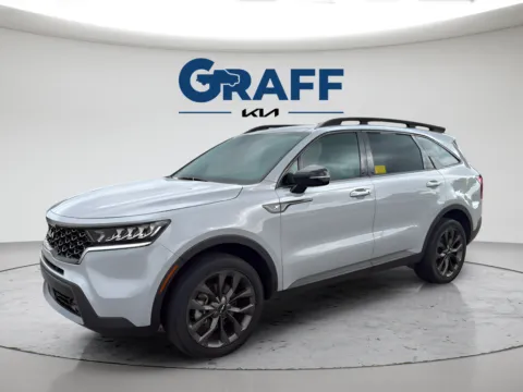 Gray 2023 Kia Sorento X-Line EX for sale in Burns Harbor, IN