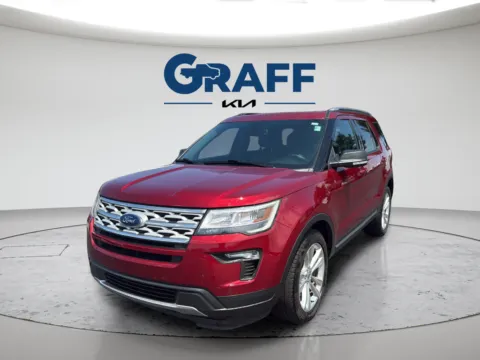Red 2019 Ford Explorer XLT for sale in Burns Harbor, IN
