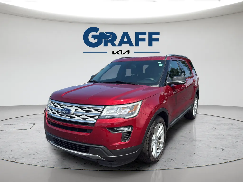 Red 2019 Ford Explorer XLT for sale in Burns Harbor, IN