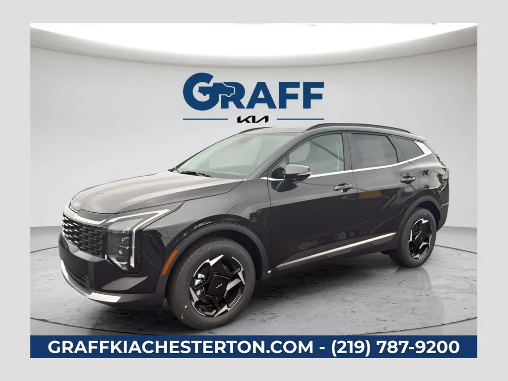 Black 2027 Kia Sportage Hybrid EX for sale in Burns Harbor, IN