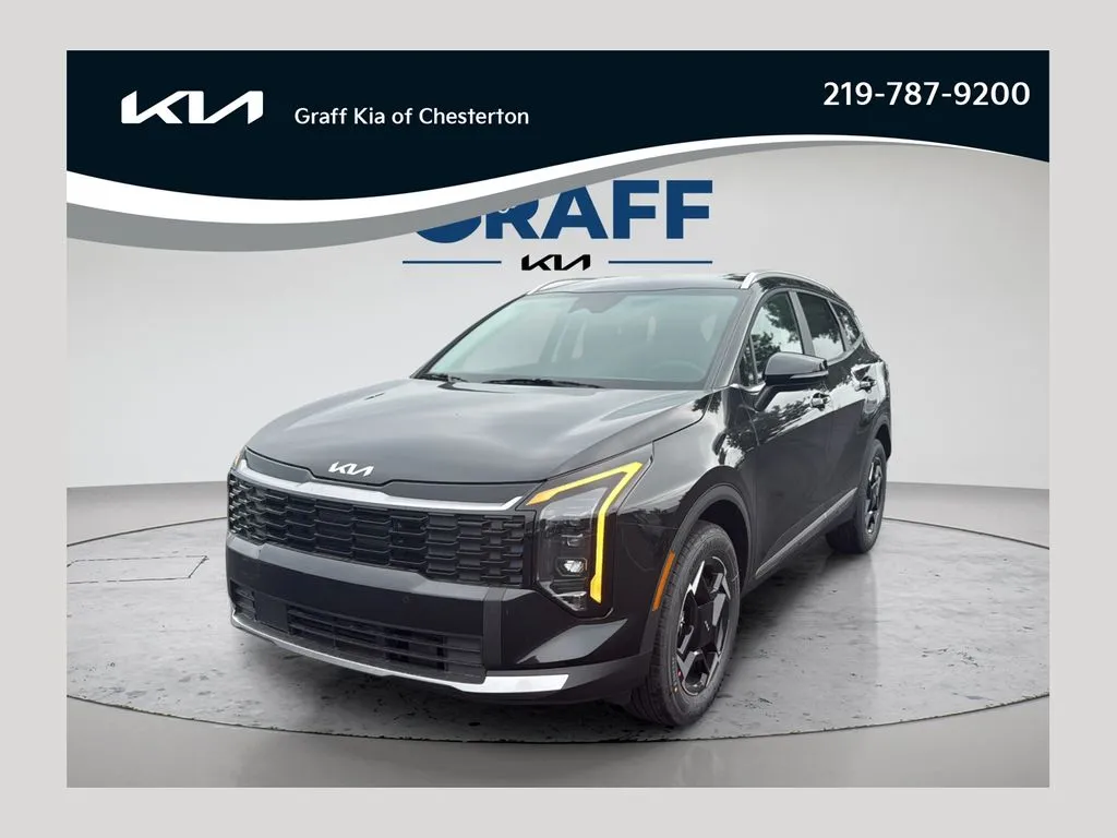 Black 2027 Kia Sportage Hybrid EX for sale in Burns Harbor, IN
