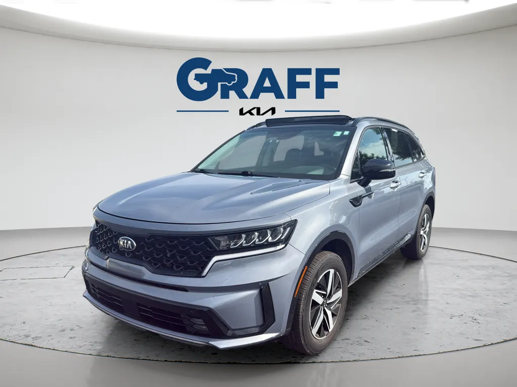 Silver 2021 Kia Sorento EX for sale in Burns Harbor, IN