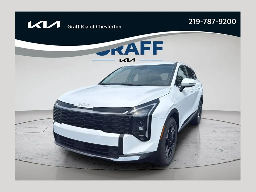 White 2026 Kia Sportage EX for sale in Burns Harbor, IN