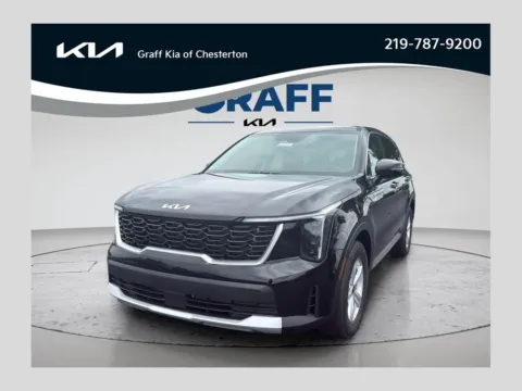 Black 2026 Kia Sorento LX for sale in Burns Harbor, IN