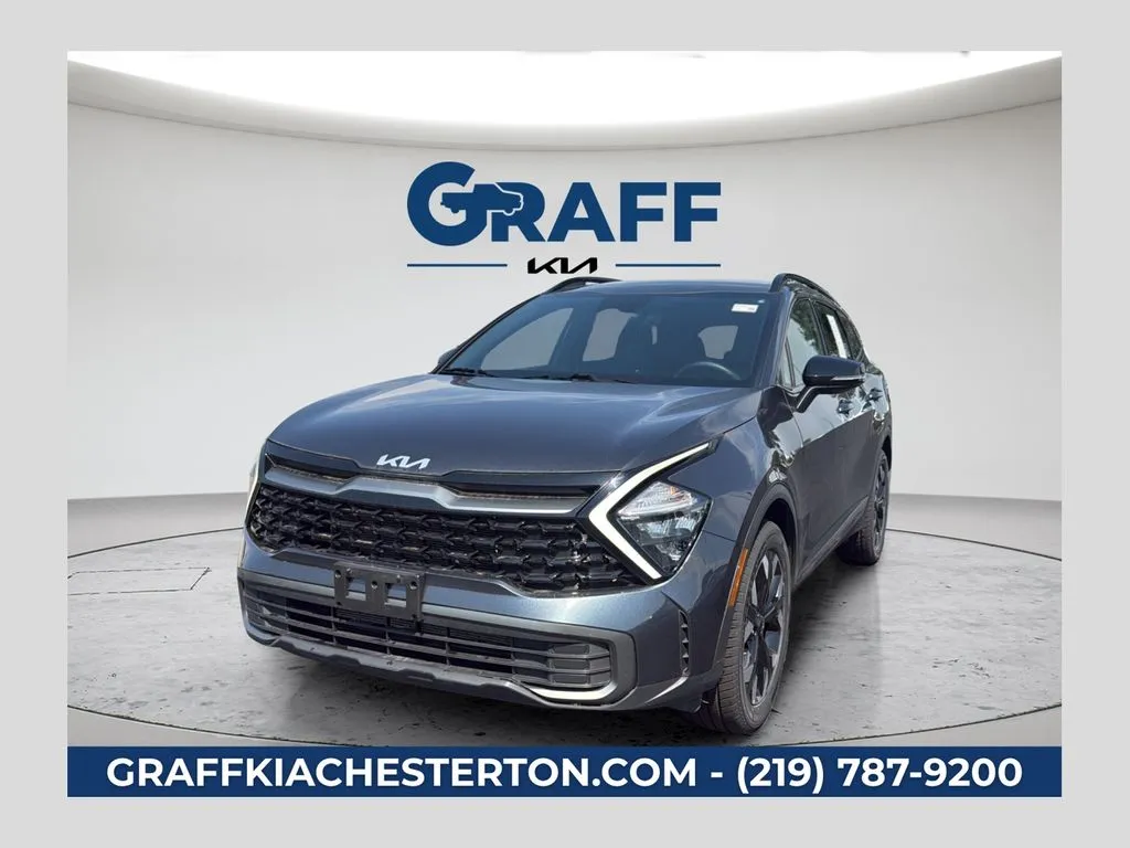 Gray 2023 Kia Sportage X-Line for sale in Burns Harbor, IN