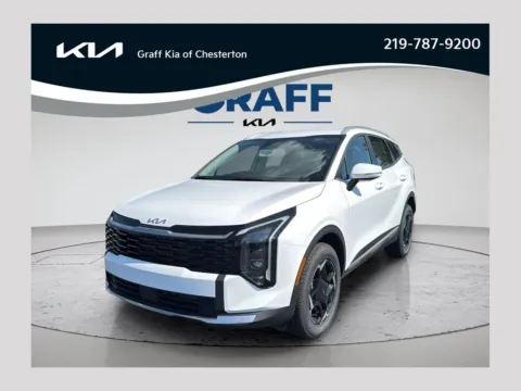 White 2026 Kia Sportage EX for sale in Burns Harbor, IN