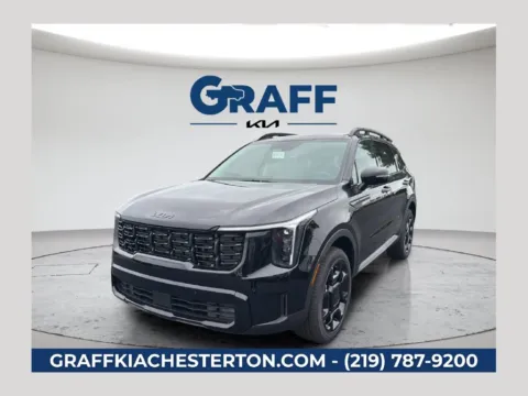 Black 2026 Kia Sorento X-Line EX for sale in Burns Harbor, IN