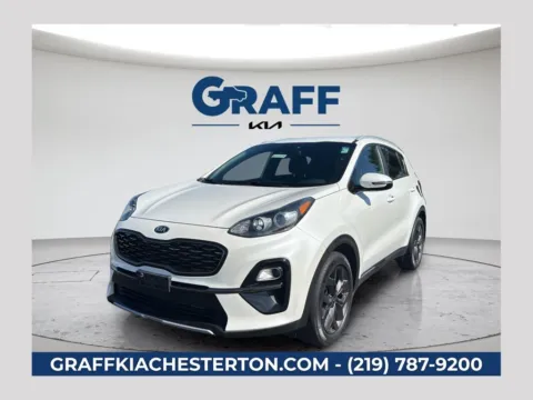 White 2021 Kia Sportage S for sale in Burns Harbor, IN