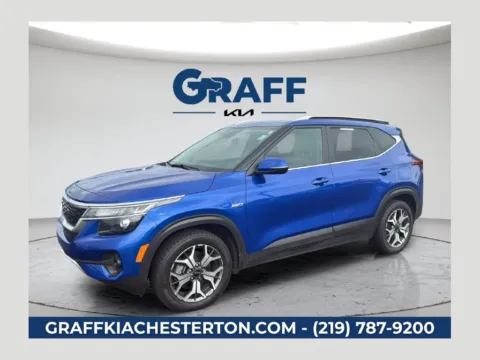 Blue 2021 Kia Seltos EX for sale in Burns Harbor, IN