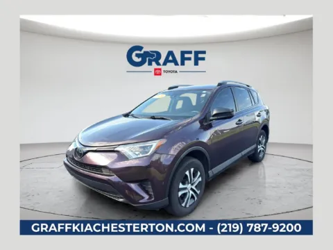 Black 2018 Toyota RAV4 LE for sale in Burns Harbor, IN