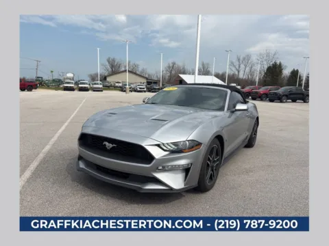Silver 2020 Ford Mustang EcoBoost Premium for sale in Burns Harbor, IN
