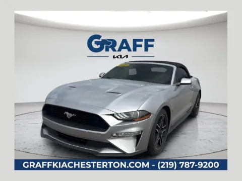 Silver 2020 Ford Mustang EcoBoost Premium for sale in Burns Harbor, IN