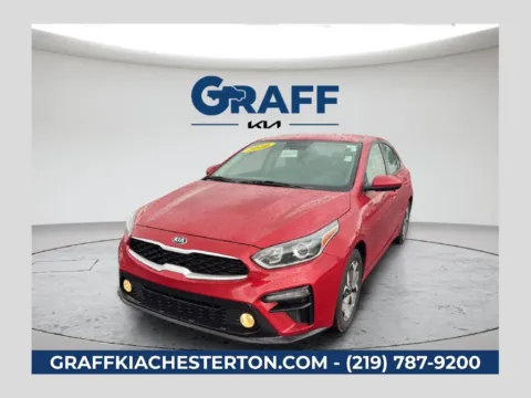 Red 2020 Kia Forte LXS for sale in Burns Harbor, IN