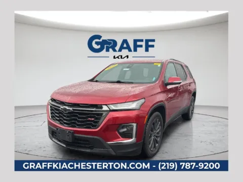 Red 2022 Chevrolet Traverse RS for sale in Burns Harbor, IN