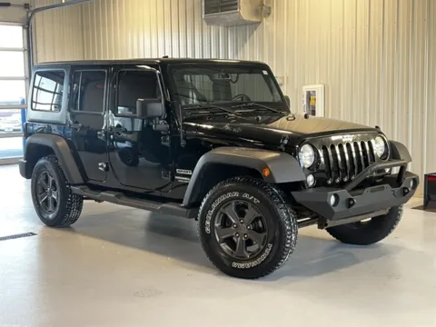 Black 2014 Jeep Wrangler Unlimited Sport for sale in Tea, SD