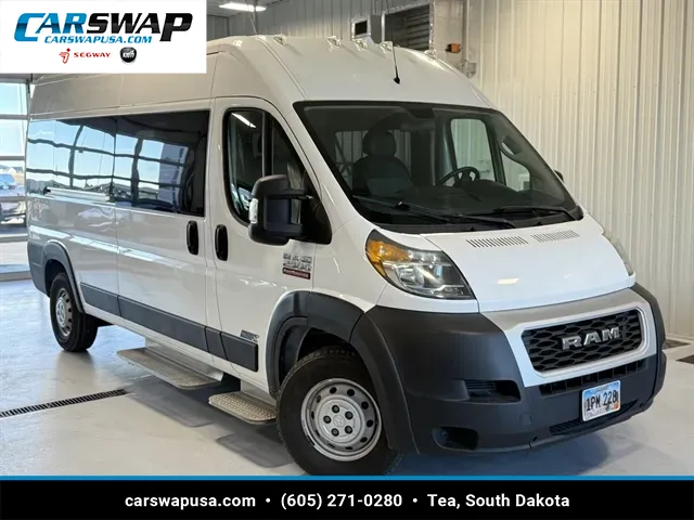White 2019 Ram ProMaster 2500 Window Van High Roof for sale in Tea, SD