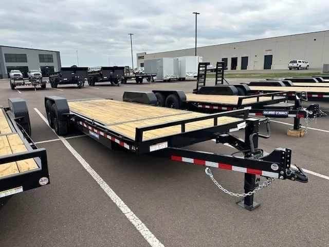 Black 2026 SURE-TRAC 7X18+4 TILT BED for sale in Tea, SD