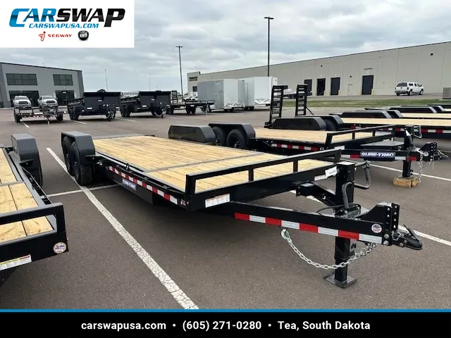Black 2026 SURE-TRAC 7X18+4 TILT BED for sale in Tea, SD