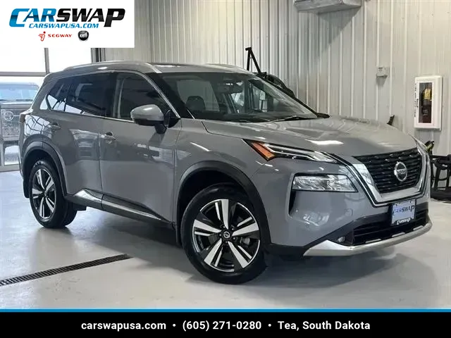 Gray 2021 Nissan Rogue Platinum for sale in Tea, SD