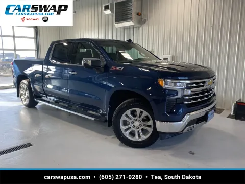 Blue 2023 Chevrolet Silverado 1500 LTZ for sale in Tea, SD