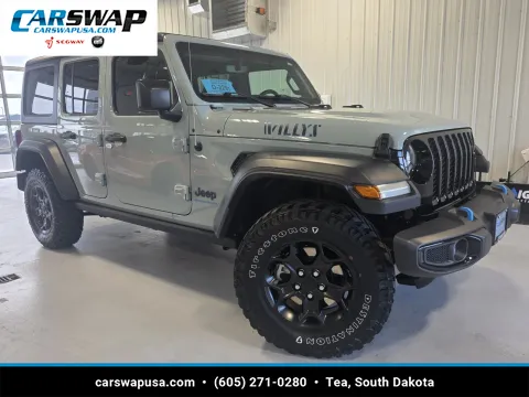 Gray 2023 Jeep Wrangler Base 4xe for sale in Tea, SD