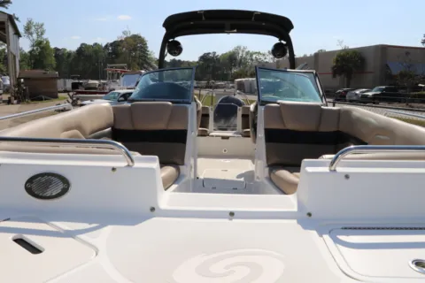Another view of 2016 Hurricane SunDeck 2486 OB for sale in Bluffton, SC at Longshore Boats Bluffton