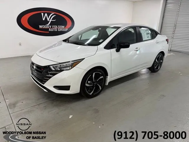 White 2025 Nissan Versa SR for sale in Baxley, GA