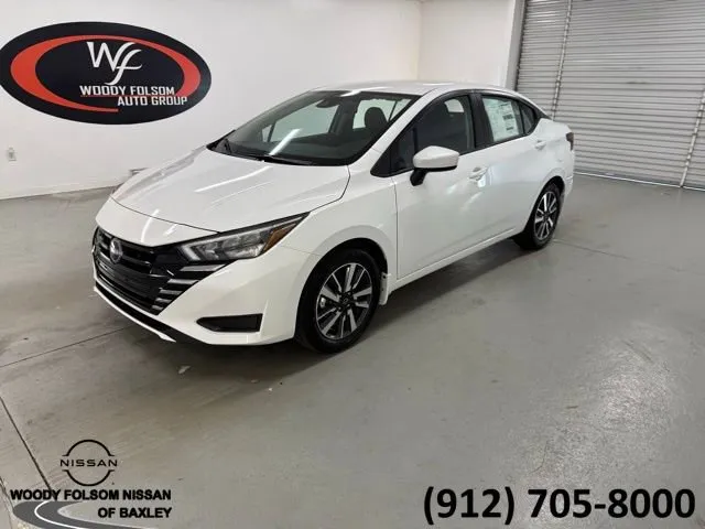 White 2025 Nissan Versa SV for sale in Baxley, GA