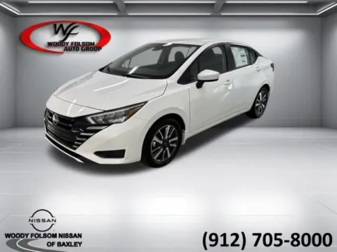 White 2025 Nissan Versa SV for sale in Baxley, GA
