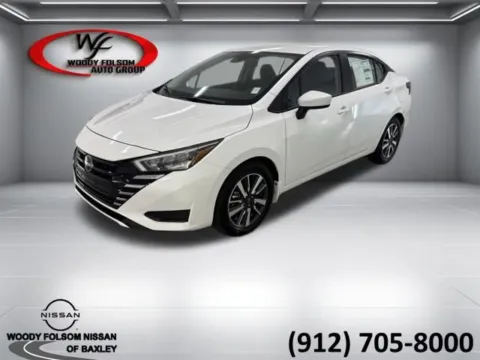 White 2025 Nissan Versa SV for sale in Baxley, GA