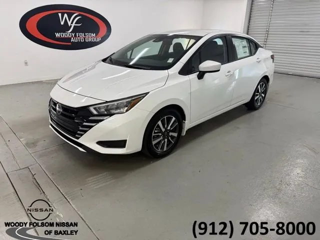 White 2025 Nissan Versa SV for sale in Baxley, GA
