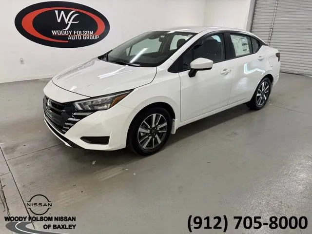 White 2025 Nissan Versa SV for sale in Baxley, GA